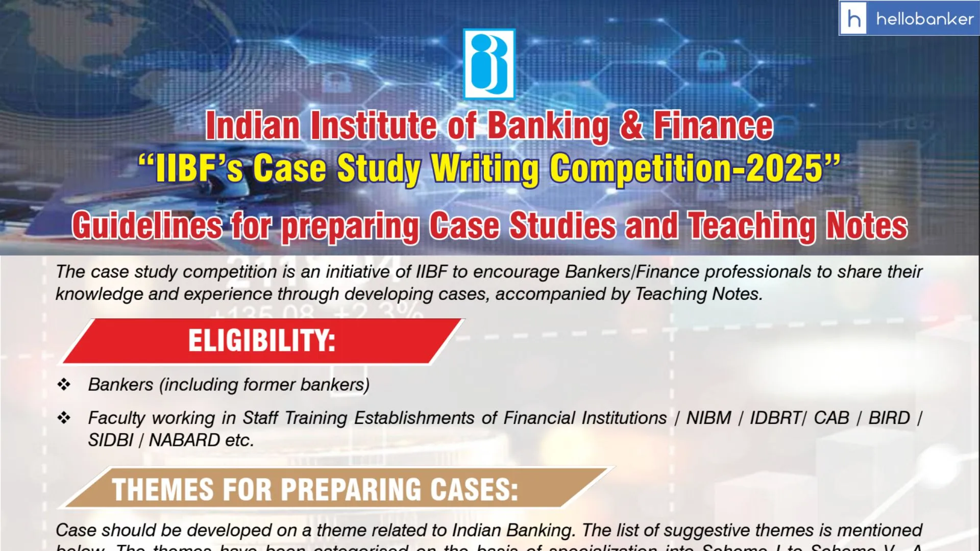 IIBF Case Study Writing Competition 2025 IIBF Case Study Writing Competition 2025