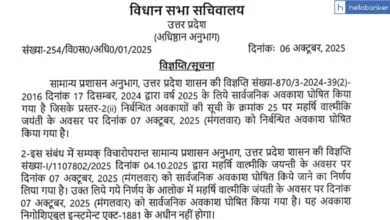 No Holiday for Bank Employees in UP on 7th October