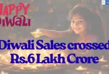 Diwali Sales crossed Rs.6 Lakh Crore, Highest in India's History!!