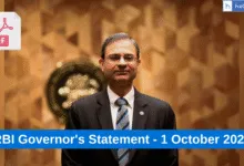 RBI Governor's Statement - 1 October 2025 [Download PDF]