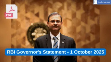 RBI Governor's Statement - 1 October 2025 [Download PDF]
