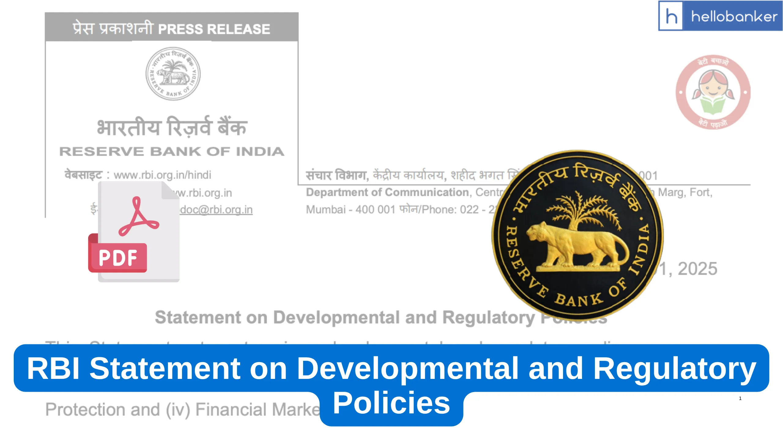 RBI Statement on Developmental and Regulatory Policies [PDF]