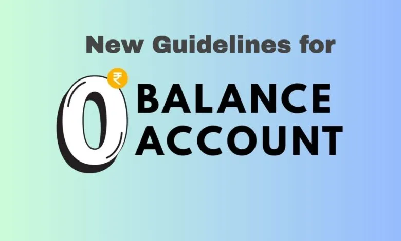 RBI issues Draft Directions on BSBDA Accounts, Read New Guidelines for ZERO Balance Accounts