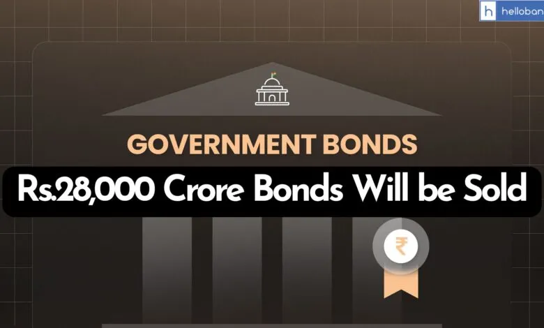 RBI will sell Govt Bonds worth Rs.28,000 Crore on Friday