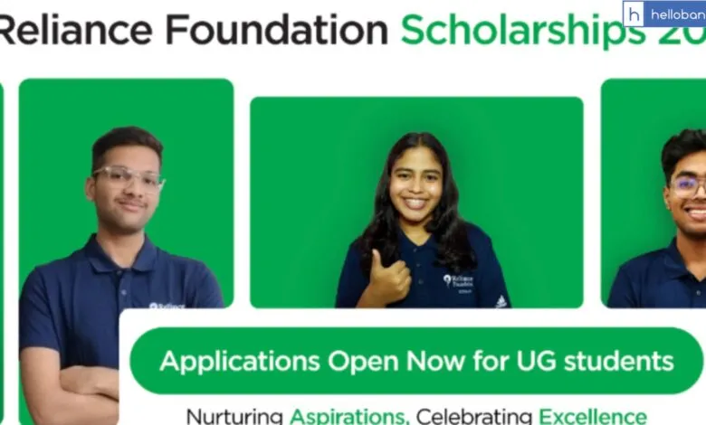 Reliance Scholarship of Rs.2 Lakhs for UG Students, Apply Now!