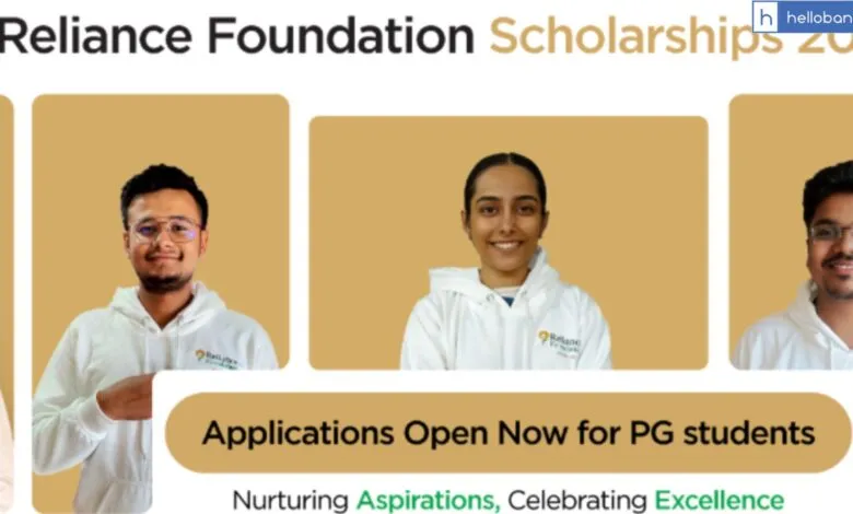 Reliance Scholarship of Rs.6 Lakhs for PG Students, Apply Now!