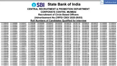 SBI CBO Result 2025 Released, Download List of Candidates Selected For Interview [PDF]