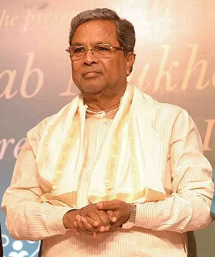 Karnataka Chief Minister Siddaramaiah