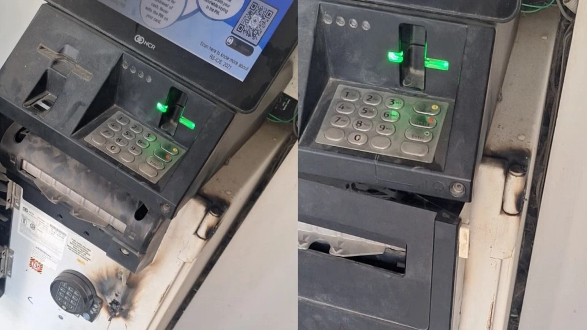 Thieves Attempt to Cut Open Sikandrarao ATM Again; Second Attack in a Week