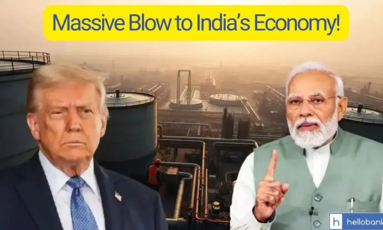 Massive Blow to India’s Economy! Exports Fall 37.5% After US Sanctions