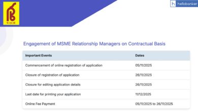 Punjab & Sind Bank MSME Relationship Manager Recruitment 2025 Notification PDF Out, Apply Online