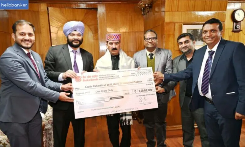 Bank of Baroda Donates Rs.1 Crore to Himachal Pradesh for Disaster Relief