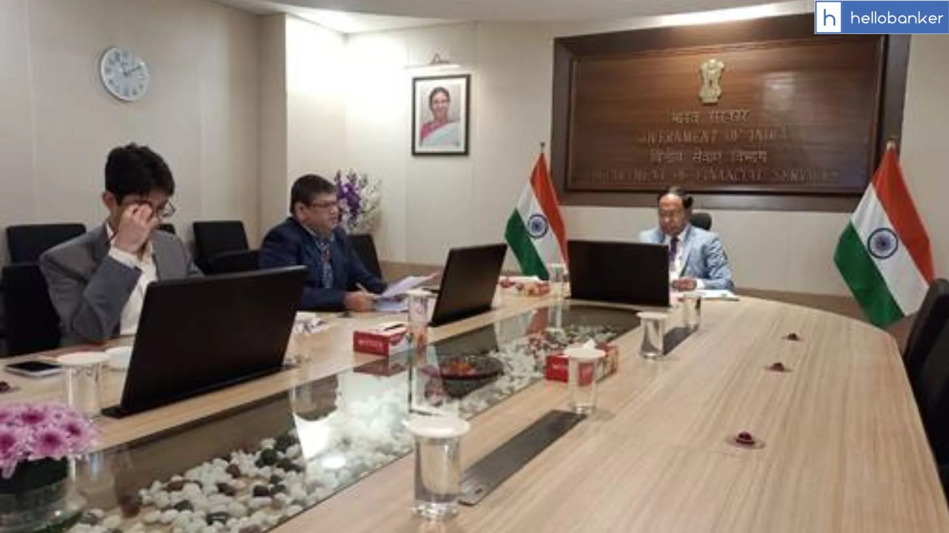 Secretary, DFS chairs Inter-Departmental Committee meeting with member ministries of MHA, MEA, DoC and RBI