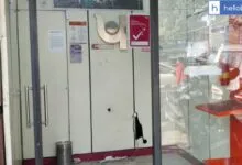 PNB ATM uprooted by Thieves in Moradabad UP