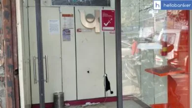 PNB ATM uprooted by Thieves in Moradabad UP
