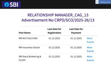 SBI Vacancy Released for Relationship Manager Post, Check Details and Download Notification PDF