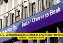 Shri. G. Venkataramanan elected as Shareholder Director of Indian Overseas Bank