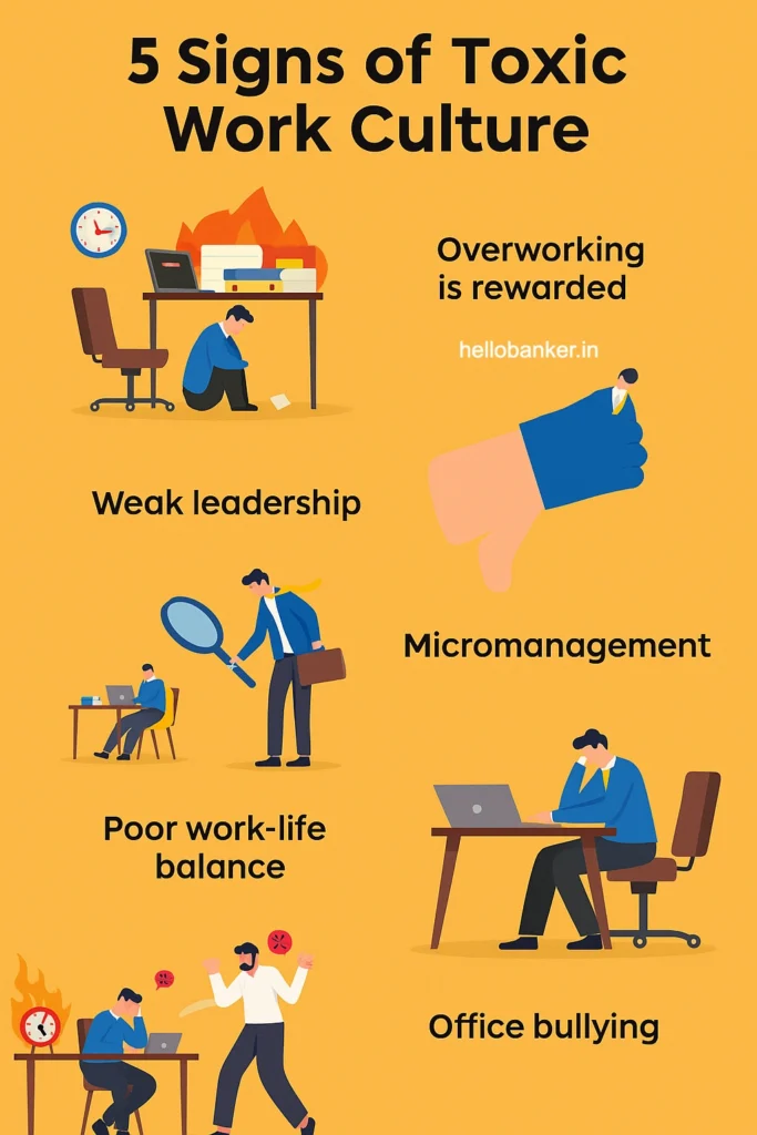 Signs of Toxic Work Culture