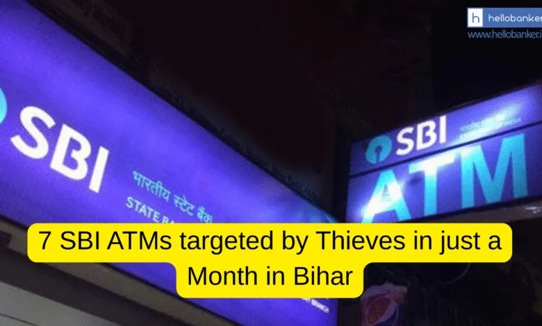 7 SBI ATMs targeted by Thieves in just a Month in Bihar, Rs 1.54 crore cash Stolen from ATMs