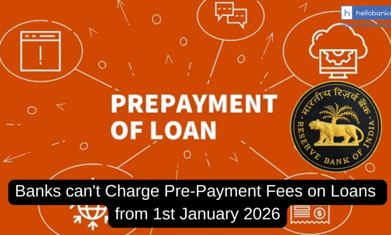 Banks can't Charge Pre-Payment Fees on Loans from 1st January 2026, Read New RBI Rules