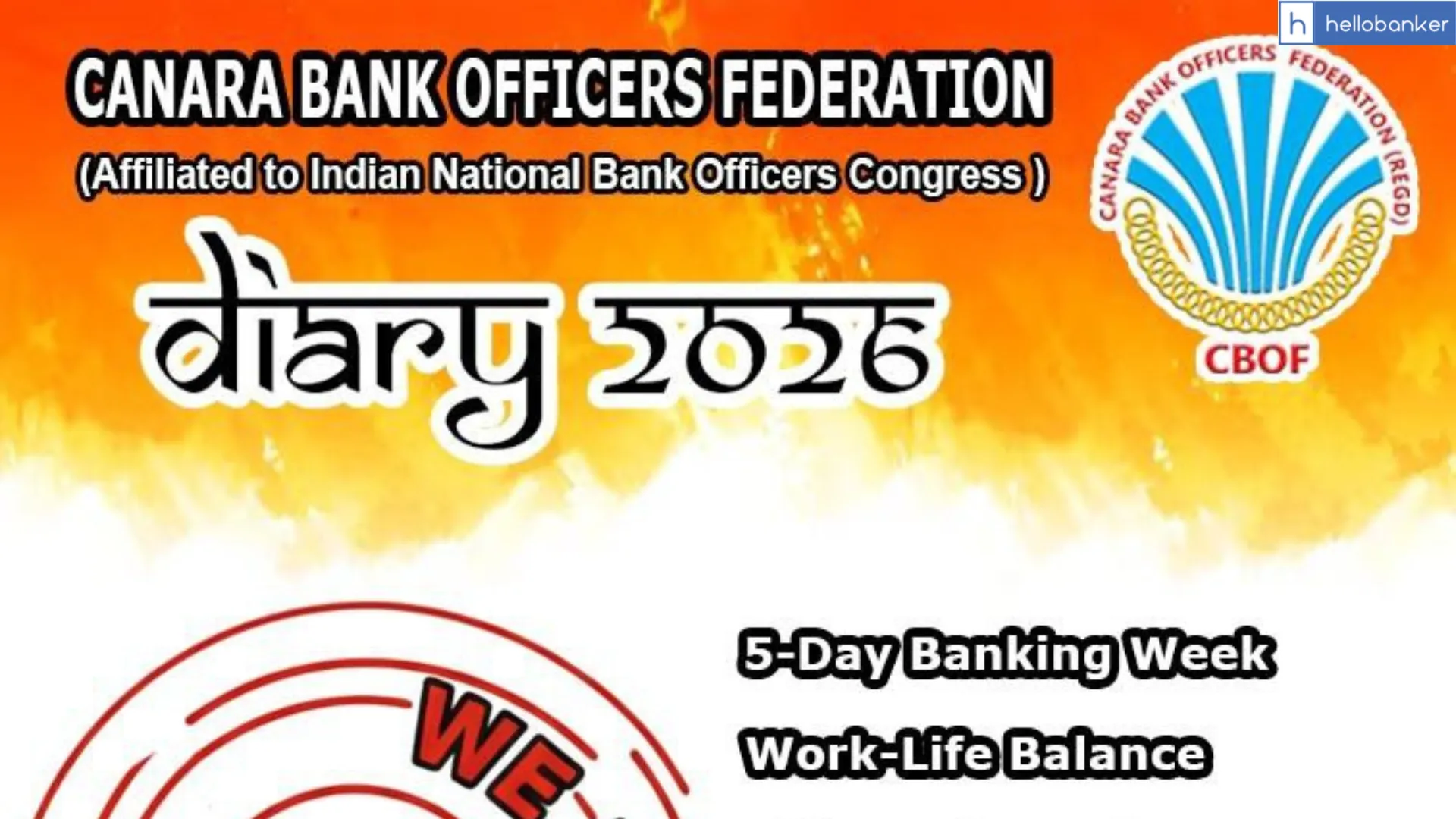 CBOF launches 2026 Diary with unique cover page