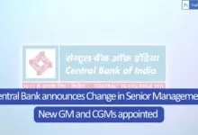 Central Bank announces Change in Senior Management, New GM and CGMs appointed