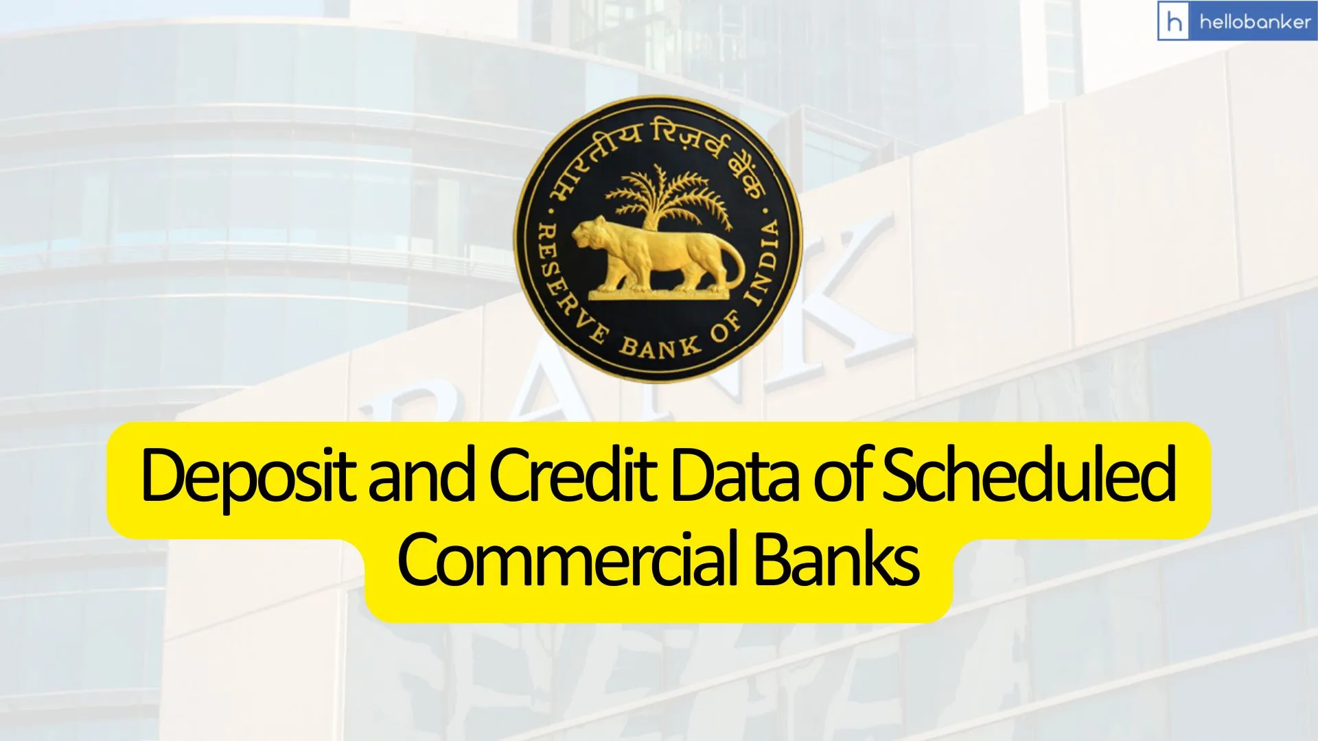 Deposit and Credit Data of Scheduled Commercial Banks [PDF]
