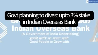 Govt planning to divest upto 3% stake in Indian Overseas Bank