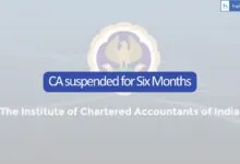 ICAI Suspends CA for Six Months for Holding Full Time Job While Running His Own Firm