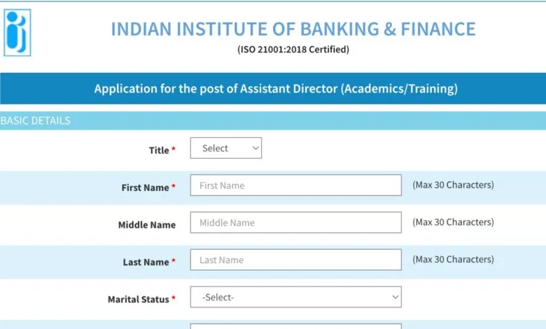 IIBF extends last date to apply for Assistant Director (Academics/ Training)