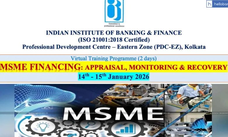 IIBF launches Virtual Training Programme on MSME Financing