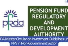 PFRDA Master Circular on Investment Guidelines under NPS in Non-Government Sector