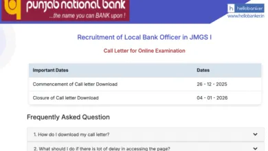 PNB LBO Admit Card Released, Click here to download