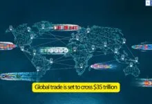 Global trade is set to cross $35 trillion in 2025 for the first time