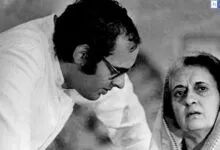 Sanjay Gandhi and Indira Gandhi