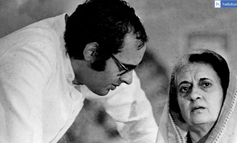 Sanjay Gandhi and Indira Gandhi