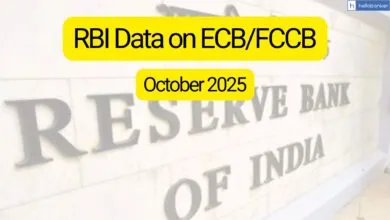 RBI Data on ECB/FCCB for the month of October 2025