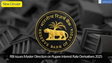 RBI issues Master Direction on Rupee Interest Rate Derivatives 2025