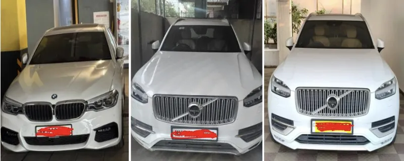 Cars seized by ED in SBI Loan Scam in Pune