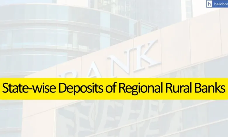 State-wise Deposits of Regional Rural Banks