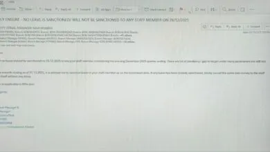 Bank of Maharashtra issues Strict Order: No Leave to Be Granted on December 26