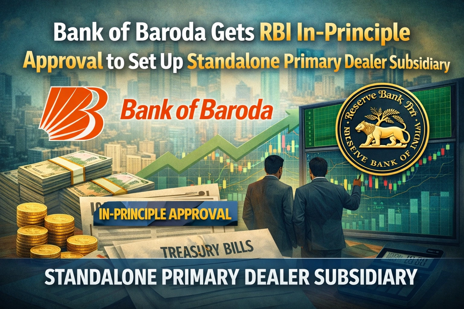 Bank of Baroda may set up a subsidiary to handle business of Primary Dealer