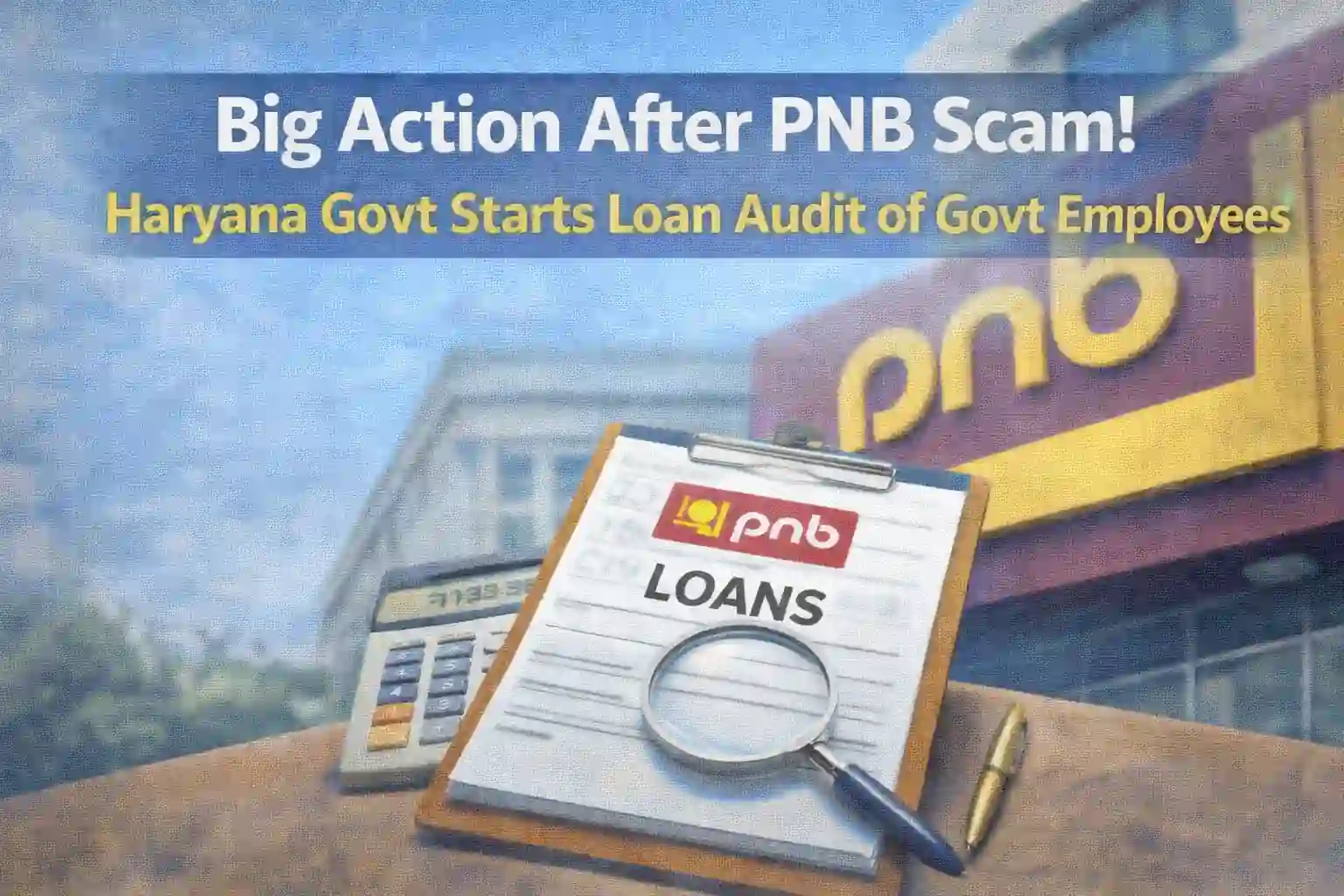 Big Action After PNB Scam! Haryana Govt Starts Loan Audit of Govt Employees