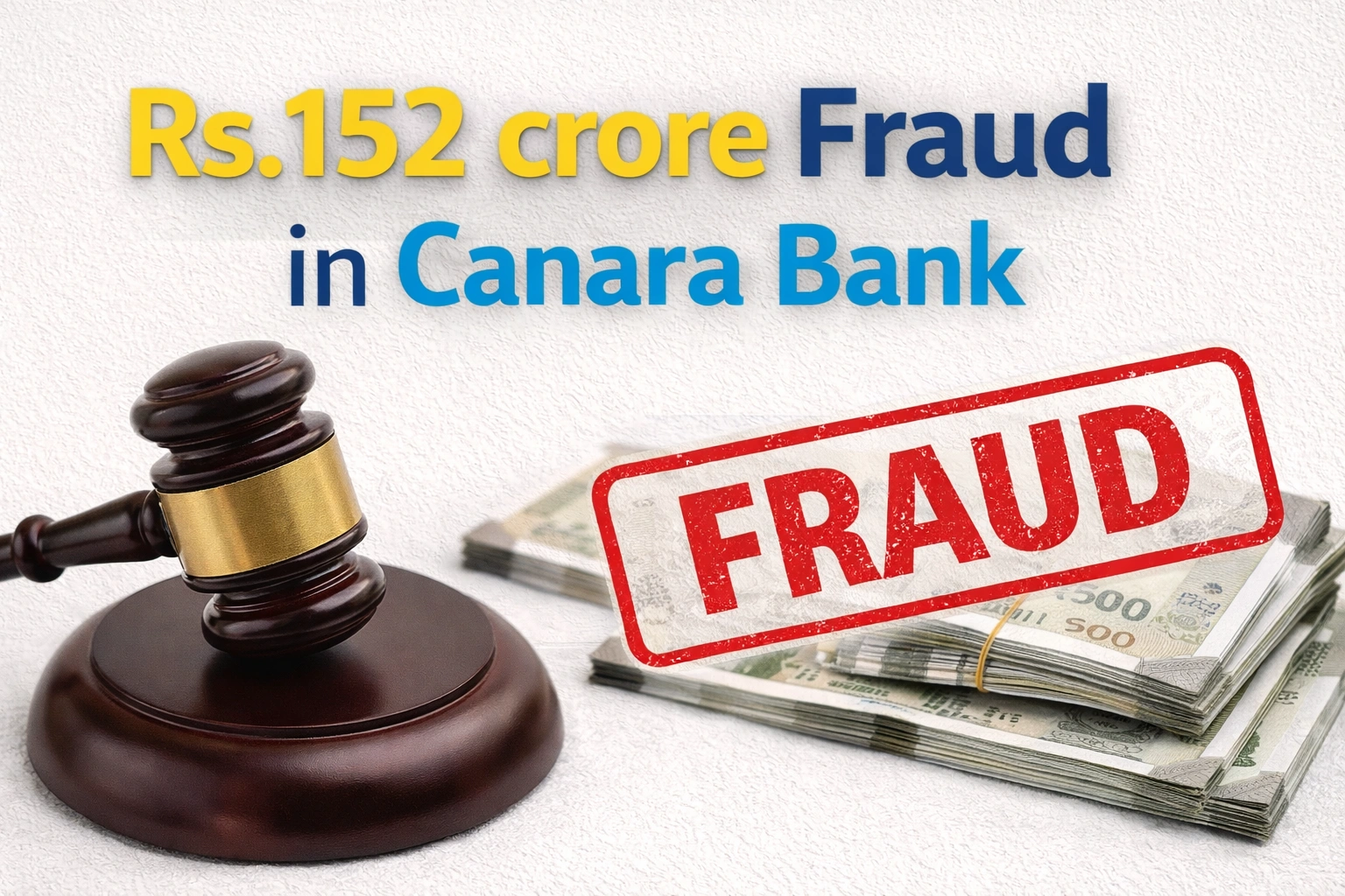 Rs.152 crore Fraud in Canara Bank! Read All Details Here