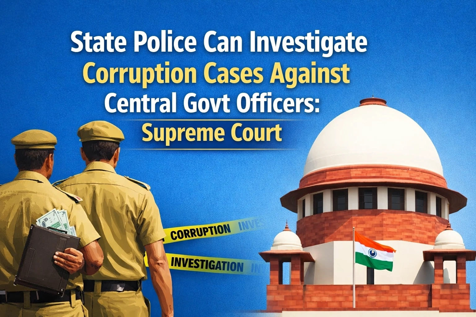 State Police Can Investigate Corruption Cases Against Central Govt Officers: Supreme Court