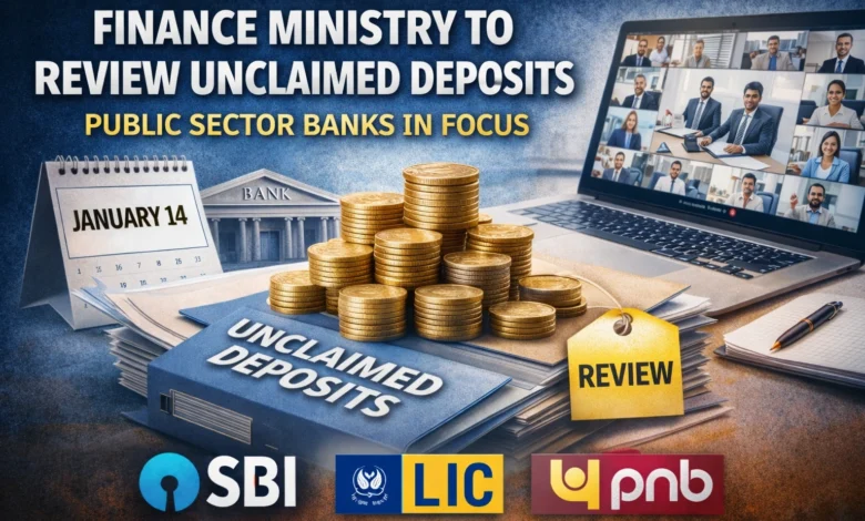 Finance Ministry to review Performance of PSU Banks related to Unclaimed Deposits