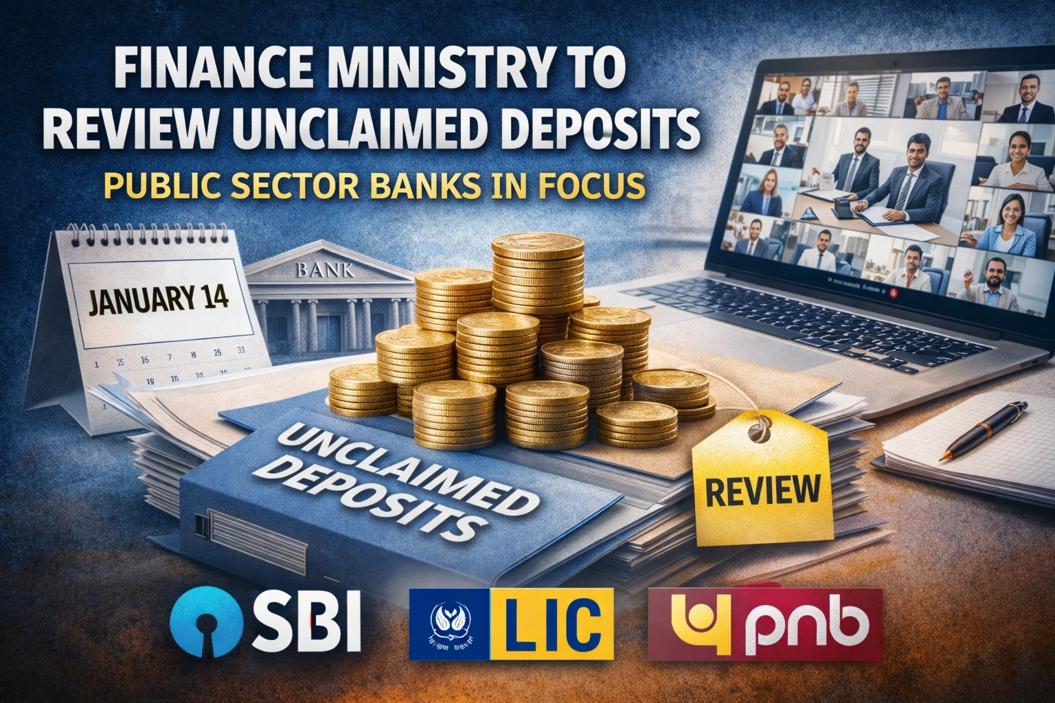 Finance Ministry to review Performance of PSU Banks related to Unclaimed Deposits
