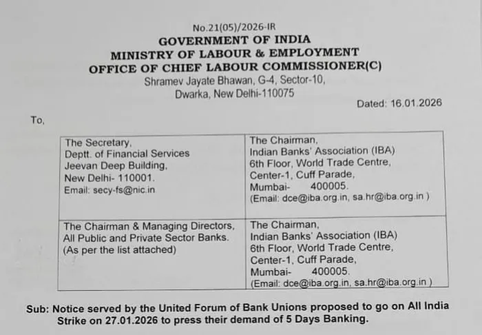 5 Day Banking: CLC calls DFS, IBA for meeting to discuss on 5 Day Banking