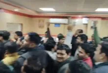 Bank Employee in UP met with accident after returning from Late Night Meeting