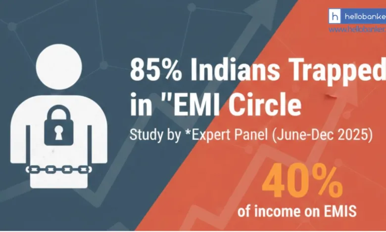 Is India Living on EMI? India’s Credit Crisis Deepens: 85% Borrowers Spend Over 40% Income on EMIs